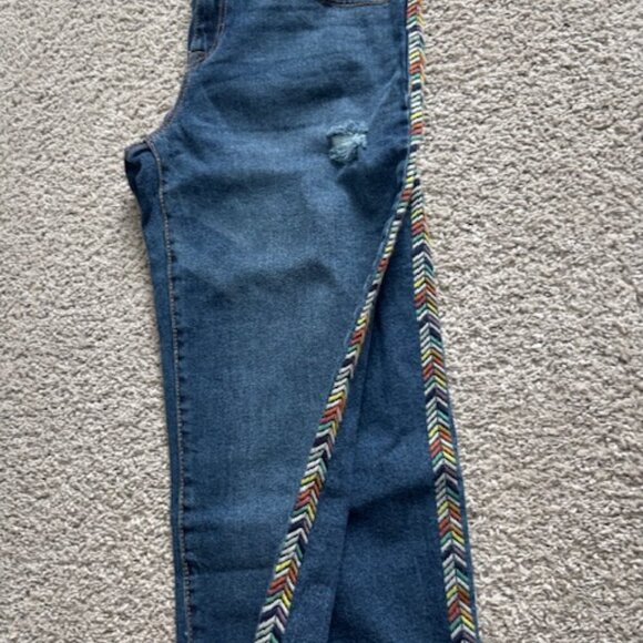 NWT Mid-Rise Straight Leg Embroidered Jeans | Knox Rose™ | 4 - Picture 5 of 7